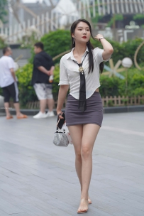制服控必看：制服气质美女