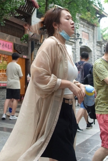 傍晚时分的偶遇很震撼